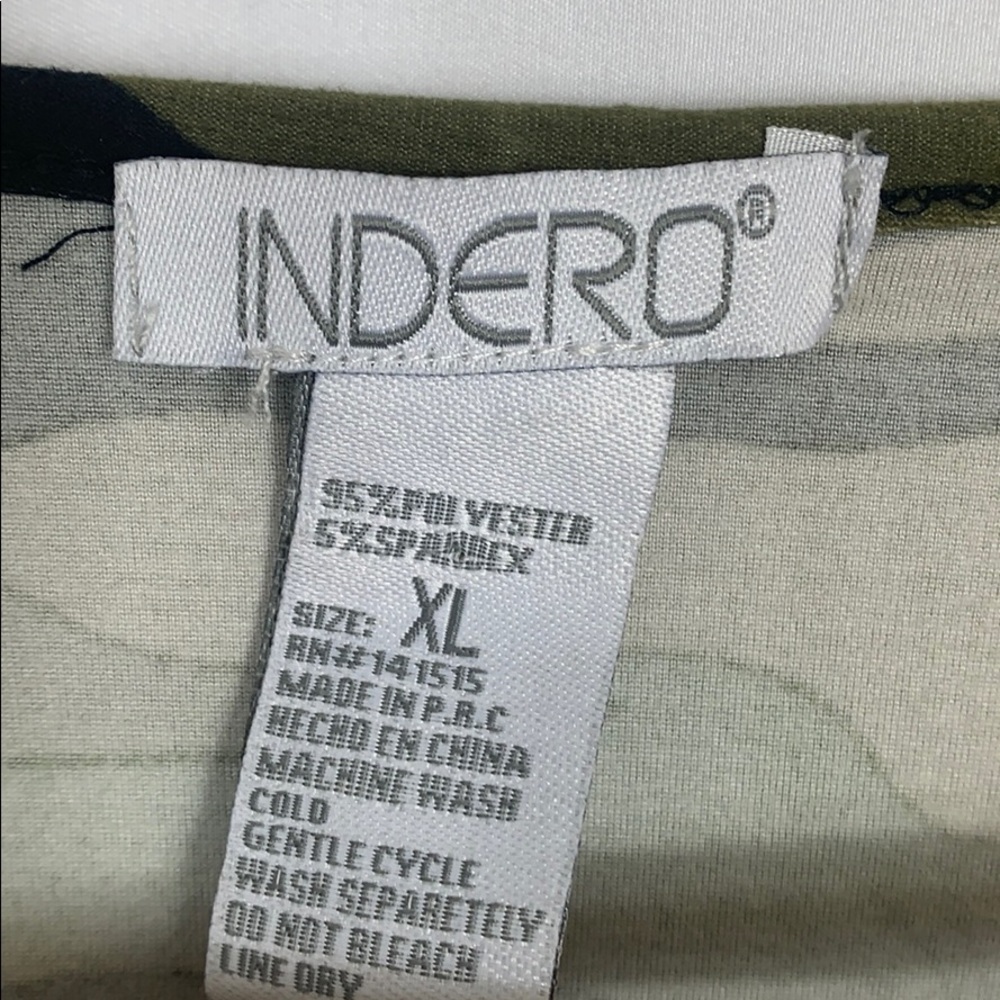 Indero Camo Love Crop Top Sz XL - Picture 2 of 4